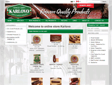 Tablet Screenshot of karlovo.com